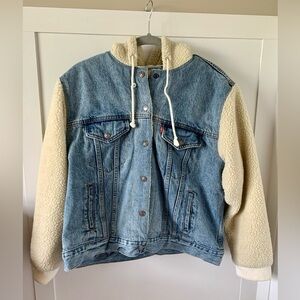 Levi's Blue and Cream Jean Jacket